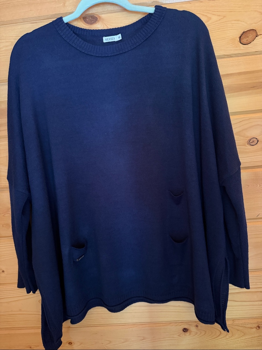 Mersea Classic Navy Crewneck Sweater